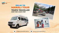Tempo Traveller from Delhi to Manali