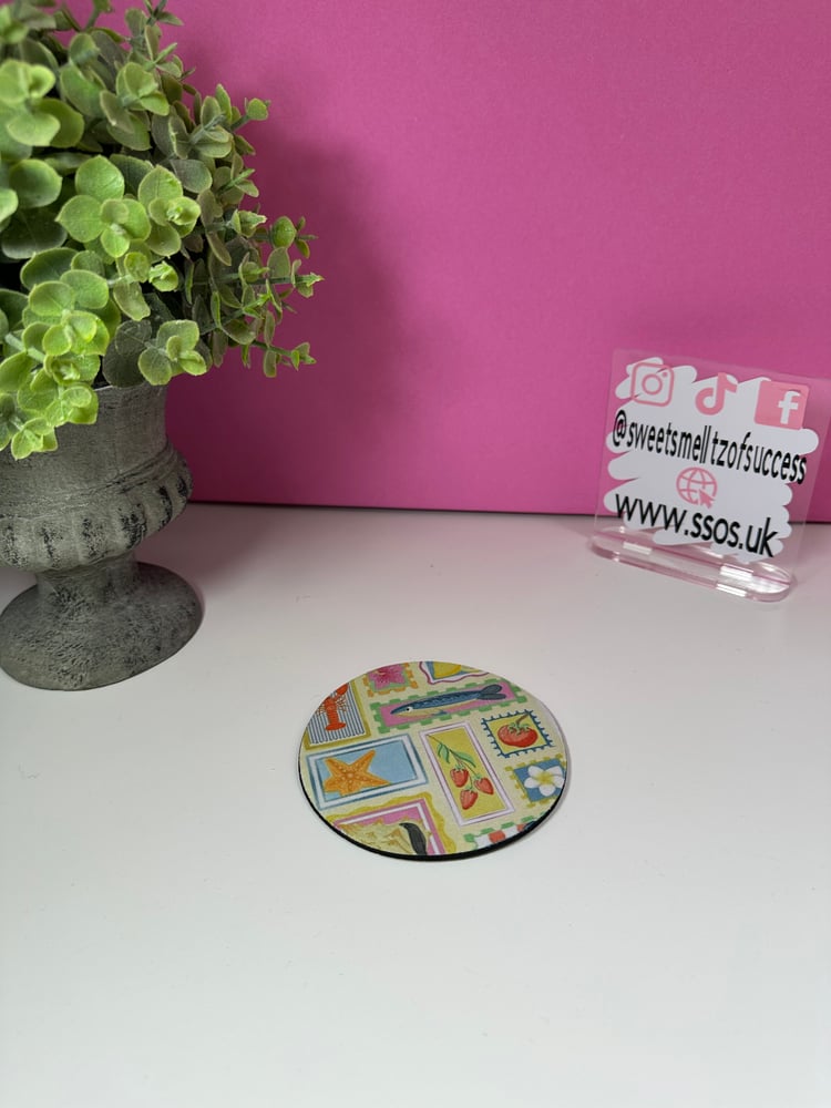 Image of 'Tropical Postcard'  Foam Coaster