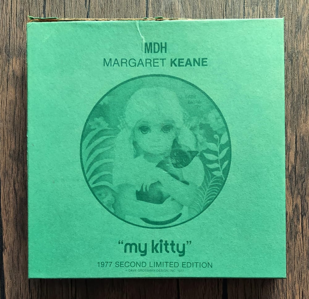 My Kitty Plate, by Margaret Keane (1977)