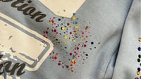 Image 4 of "BLUEBERRY" SPLATTER RHINESTONE HOODIE