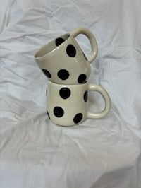 Image 1 of polka dot mugs