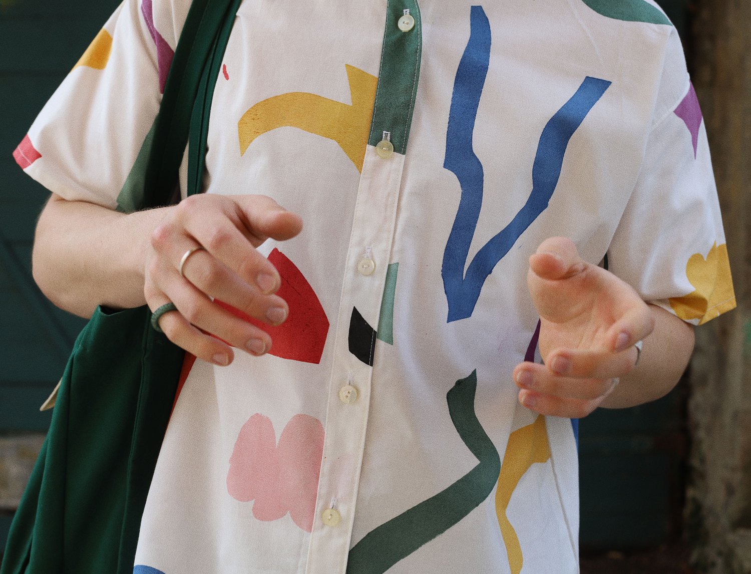 Image of PAPER SHAPES UNISEX SHIRT