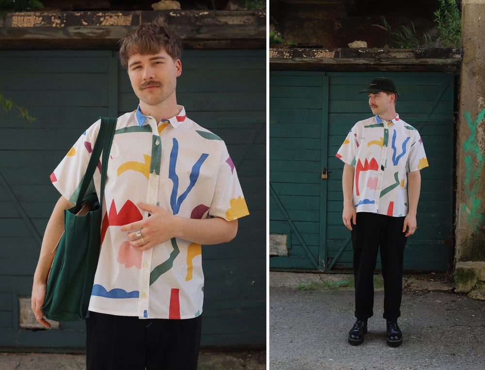 Image of PAPER SHAPES UNISEX SHIRT