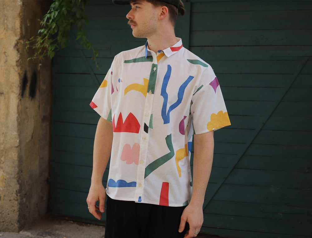 Image of PAPER SHAPES UNISEX SHIRT