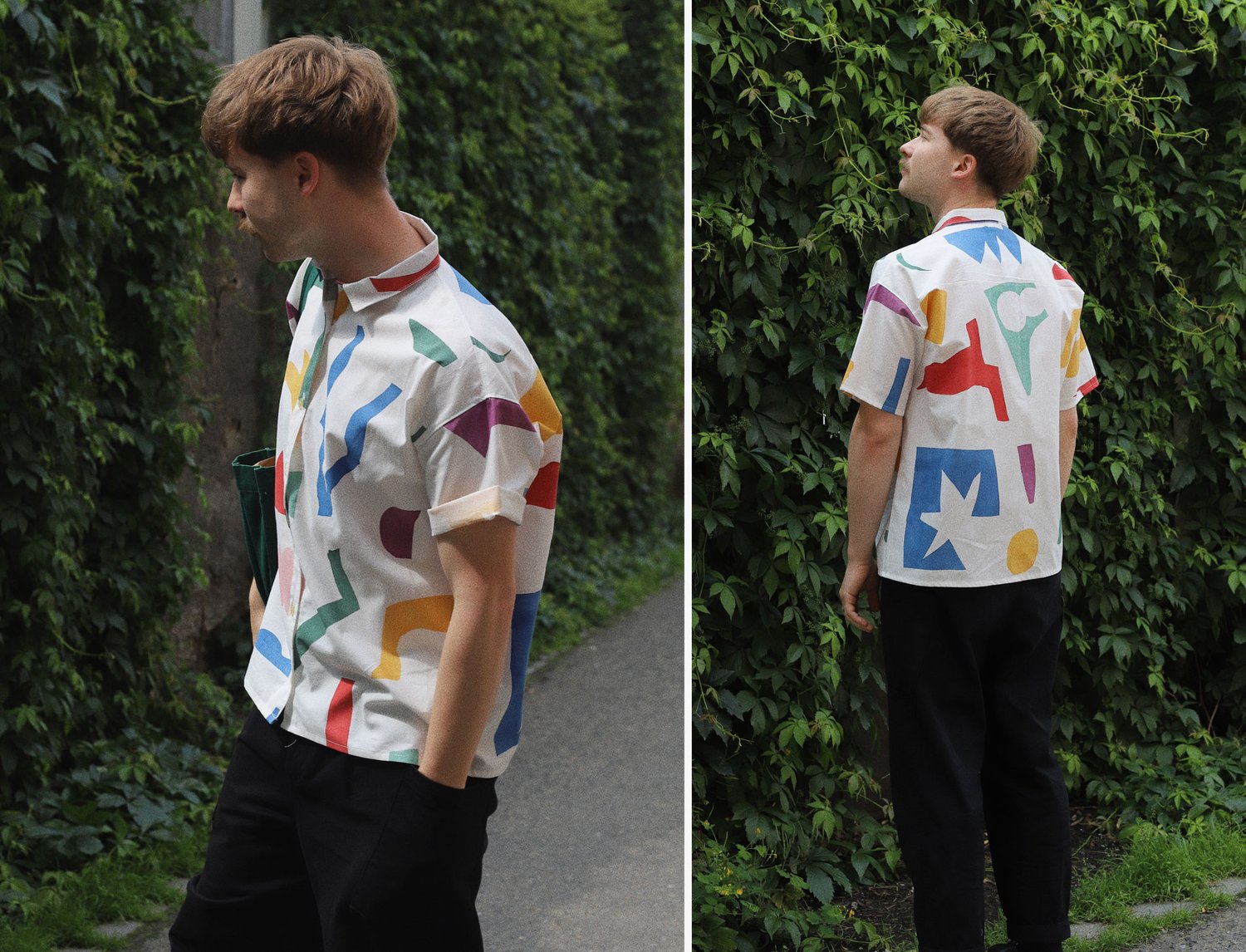 Image of PAPER SHAPES UNISEX SHIRT