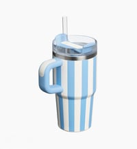 Image 2 of Stanley™ Oasis Collection 20 Oz. | "Cornflower Cabana Gloss”