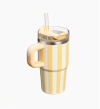 Image 2 of Stanley™ Oasis Collection 20 Oz. | "Butter Cabana Gloss" 