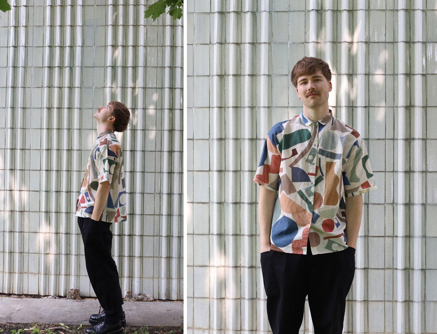 Image of COLOR SHAPES UNISEX SHIRT
