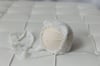 HLP bear bonnet - white