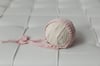 Fabric Bonnet - pink stripe