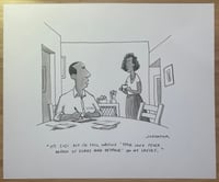 Image 1 of Original New Yorker cartoon "Yearlong Fever Dream of Chaos and Despair.”