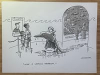 Image 1 of Original New Yorker cartoon “We’re a lending aquarium.”