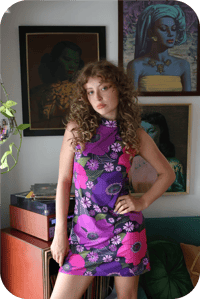 Image 1 of Turtle Neck Mini In the Love child print