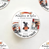 Image 1 of Pumpkin and Spice Stamp Washi Tape