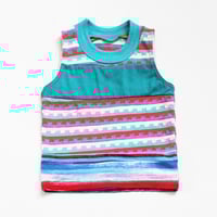 Image 1 of vintage size 5/6 mix all gender tee top shirt boys girls kids child tshirt tank top sleeveless