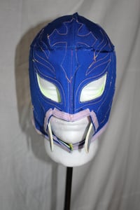Image 5 of REY MYSTERIO DARK BLUE & NEON GREEN SEMI PRO