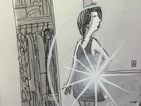 Image 2 of Original New Yorker cartoon "Does this lens flare make me look fat?"