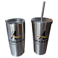 Chrome Logo Cups