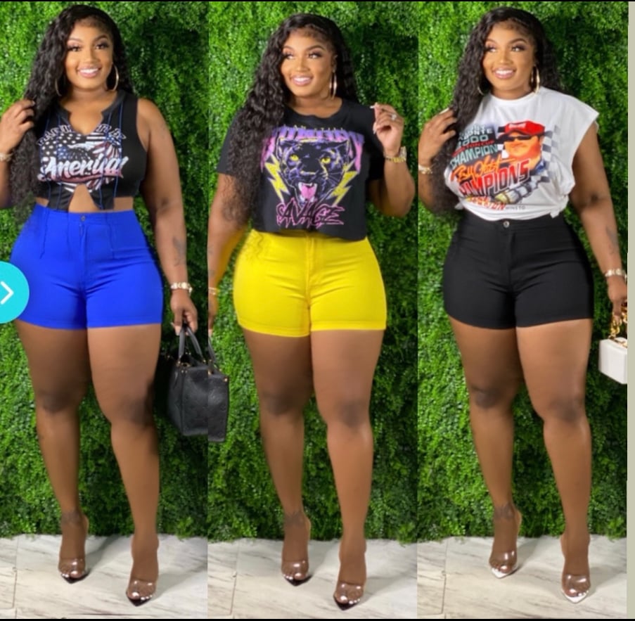 Image of Not so basic high waist shorts