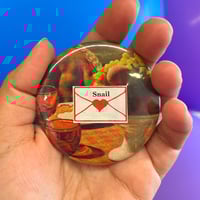 Snail Mail Collage Pin