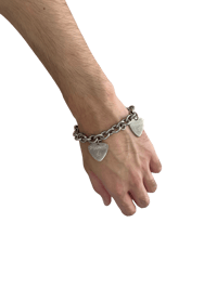 Image 3 of Hysteric Glamour Guitar Picks Charm Bracelet