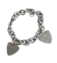 Image 2 of Hysteric Glamour Guitar Picks Charm Bracelet