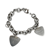 Image 1 of Hysteric Glamour Guitar Picks Charm Bracelet