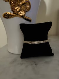 Image 1 of Diamond Accent Open Bangle