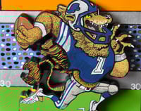 Image 9 of Detroit Lions Hand Crafted NFL 3D Wooden Diorama Cartooning Wall Décor