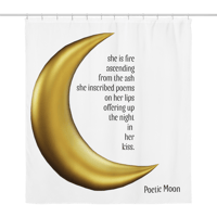 Image 6 of She is Fire Shower Curtain