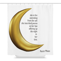 Image 2 of She is Fire Shower Curtain