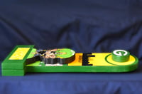 Image 7 of Green Bay Packers Hand Crafted NFL 3D Wooden Diorama Cartooning Wall Décor