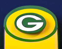 Image 12 of Green Bay Packers Hand Crafted NFL 3D Wooden Diorama Cartooning Wall Décor