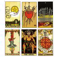 6 Card Tarot Spread from the Rider Waite Smith Deck