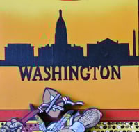 Image 13 of Washington Redskins Hand Crafted NFL 3D Wooden Diorama Cartooning Wall Décor