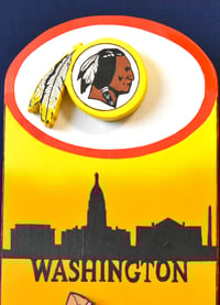 Image 17 of Washington Redskins Hand Crafted NFL 3D Wooden Diorama Cartooning Wall Décor