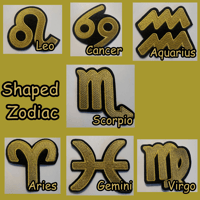 Zodiac Shape Patches