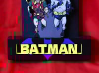 Image 16 of Batman and Robin Hand Crafted 3D Wooden Diorama Cartooning Wall Décor