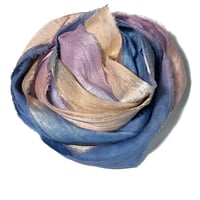Image 4 of Ready To Ship! 10YD. SWEET PEA HAND DYED SARI SILK RIBBON BY COLOR BURST SILK