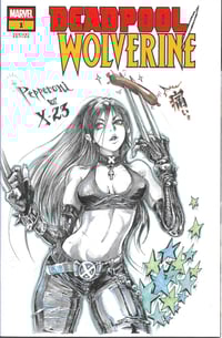 Image 2 of  Original Sketch Cover: X-23 // Hyde Zhang