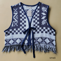 Image 4 of Periwinkle Tapestry Vest