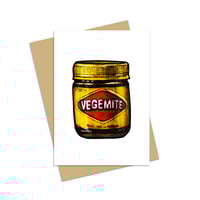 Image 1 of Vegemite Greeting Card