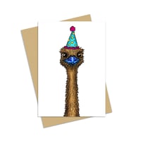 Image 1 of Emu Birthday Card