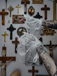 Image 1 of Sister Lace Cuffs White