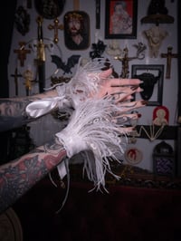 Image 1 of Flounce and Flair Cuffs White