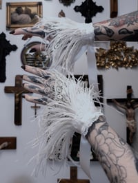 Image 2 of Flounce and Flair Cuffs White