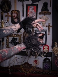 Image 1 of Flair and Flounce Cuffs Black