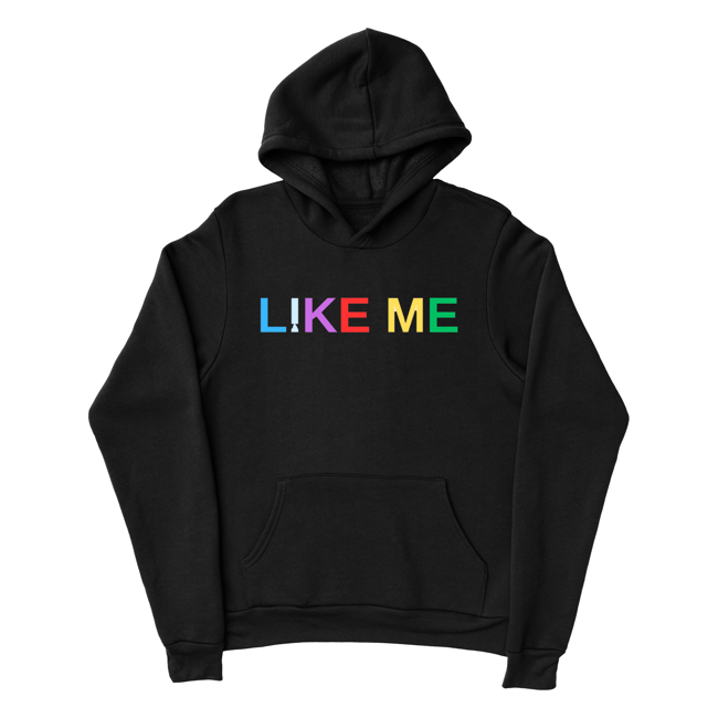 YUNG AMIRI LIKE ME BLACK HOODIE