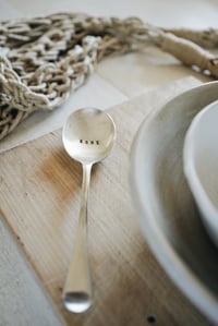 Image 3 of stamped soup spoon 