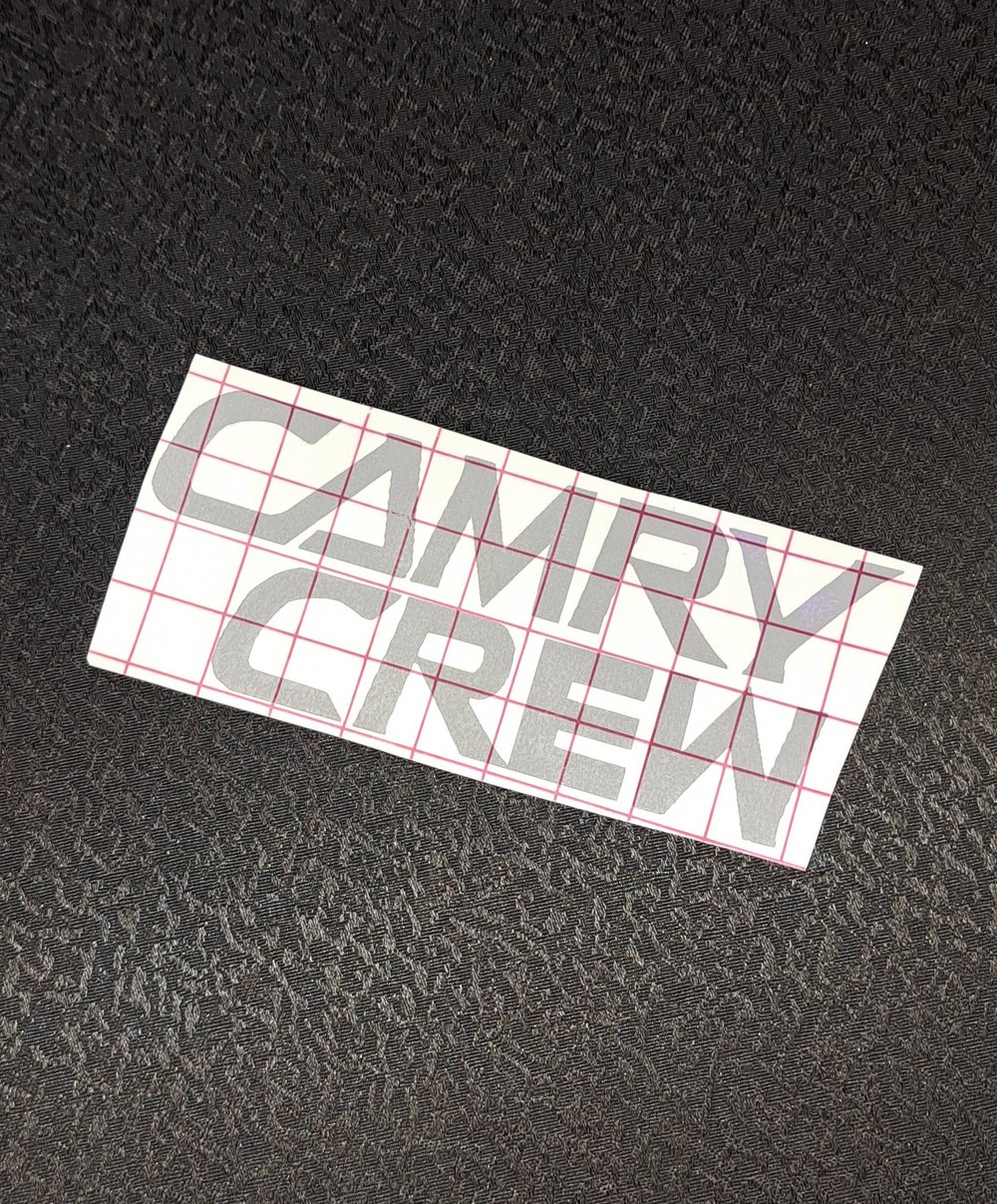 Image of "Camry Crew" Decal